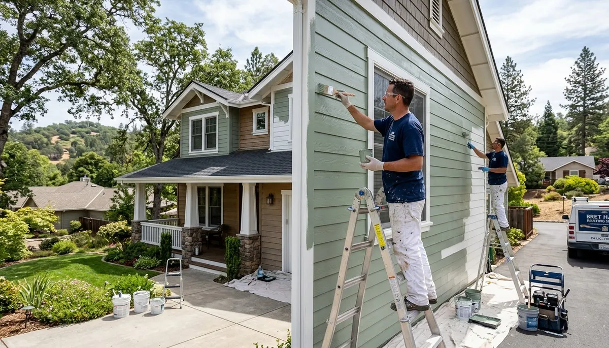 Professional house painters in Modesto CA providing exterior home painting services