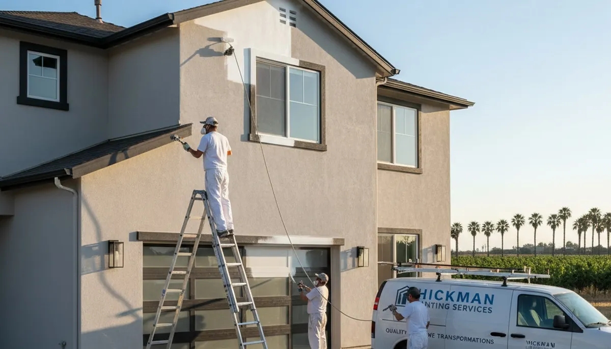 Professional house painting services in Modesto, CA for exterior and interior home projects