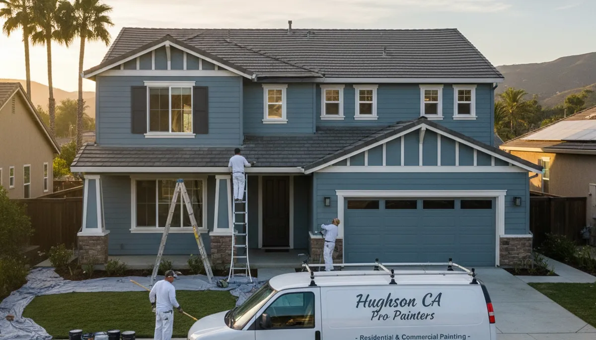 House painting contractor in Modesto, CA providing professional interior and exterior painting services