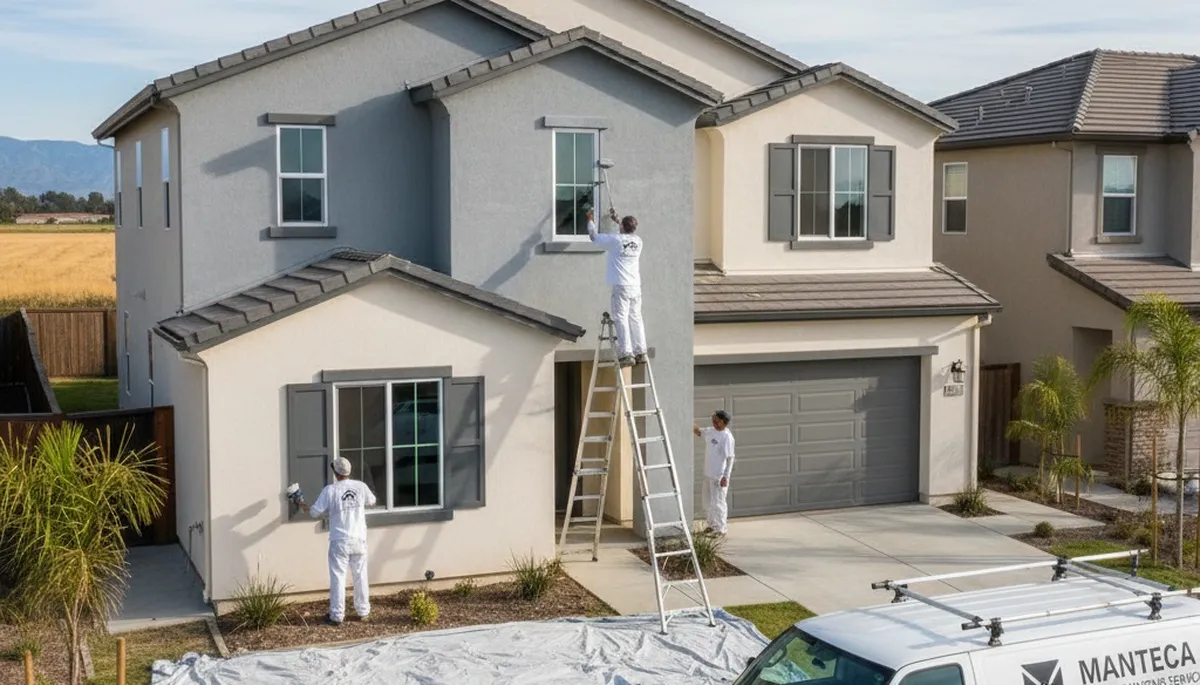 Professional house painting service in Modesto, CA for residential interior and exterior homes