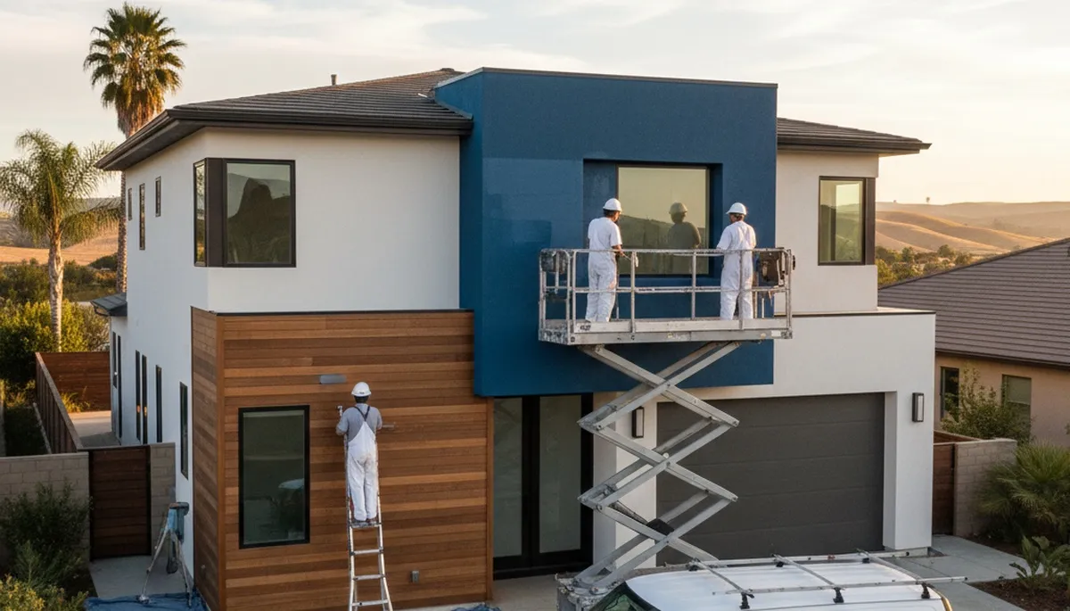 Professional house painters in Modesto CA providing expert residential exterior painting services