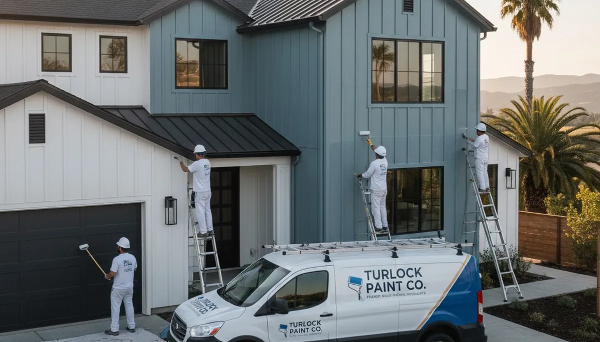 House painting contractor in Modesto, CA providing interior and exterior painting services