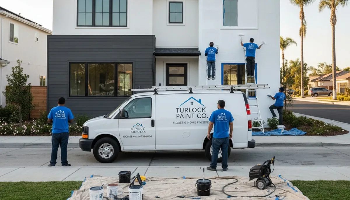 House painting contractors in Modesto, CA providing professional exterior and interior painting services